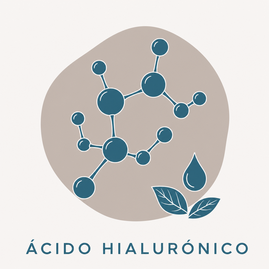 Ácido Hialurónico (Sodium Hyaluronate): El ácido hialurónico es una molécula presente de forma natural en nuestra piel. Su…, cosmética vegana Oasisveg.