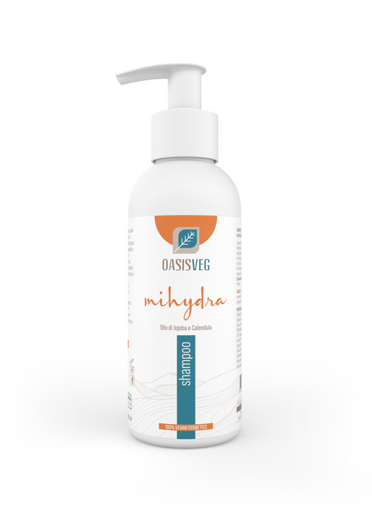 Champú cuero cabelludo sensible: Champú vegano suave para cuero cabelludo sensible y uso diario, con caléndula, jojoba y extracto de lino. Cabello manejable. 200… · Oasisveg cosmética vegana.